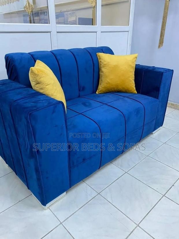 Blue Channel Sofa 2 Seater