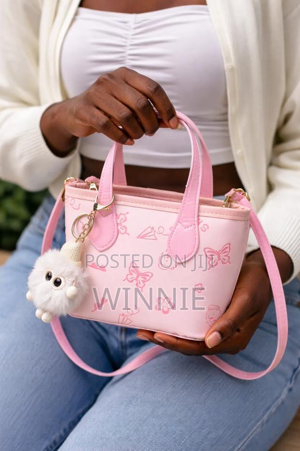 New Spring Textured Waterproof Pu Polyester Lining Bucket Shoulder Bag - thumbnail 3