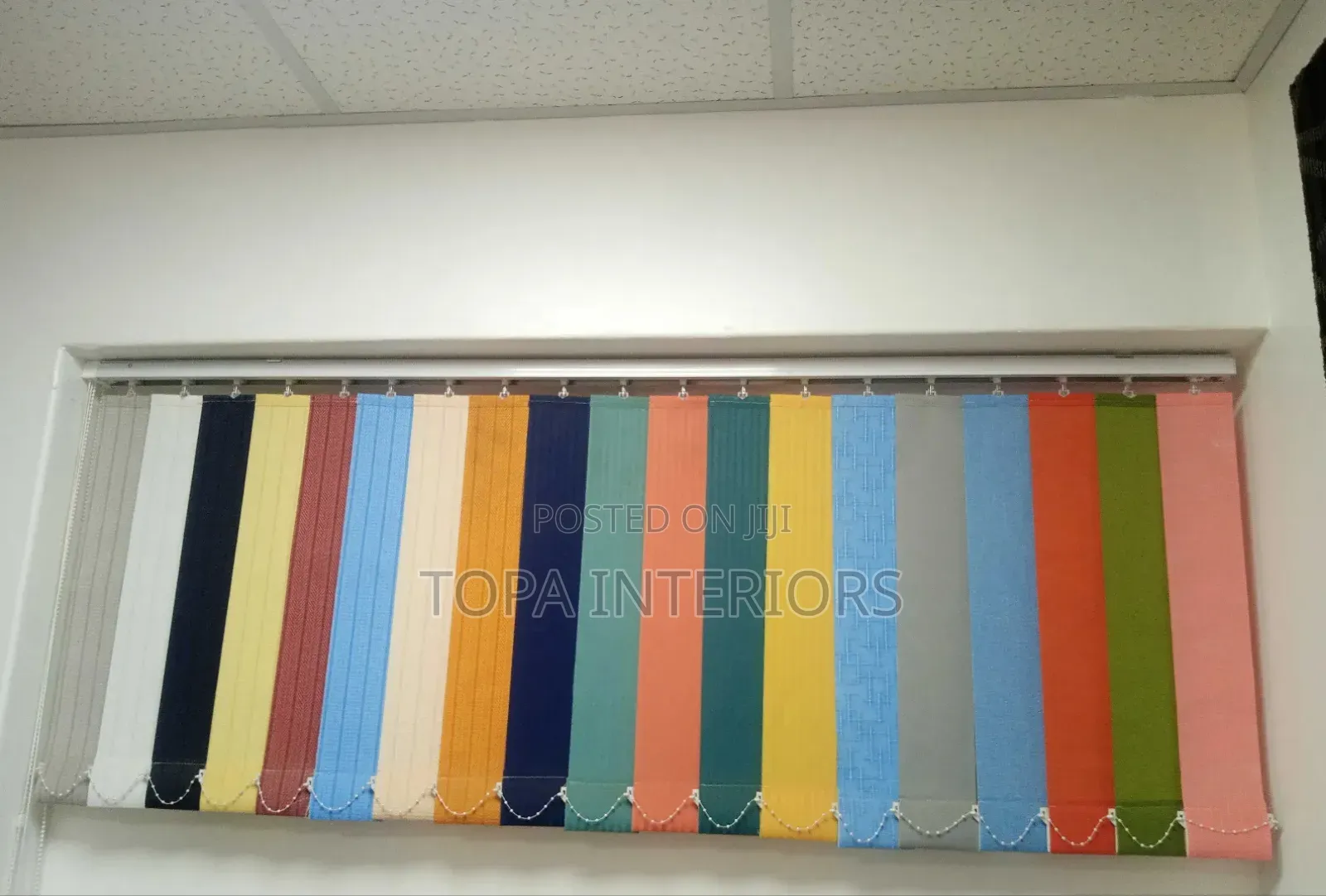 Modern Office Light Management Vertical Office Privacy Window Blinds