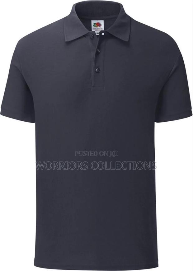 All Black Shade Colours Polo T-Shirts Available - main view