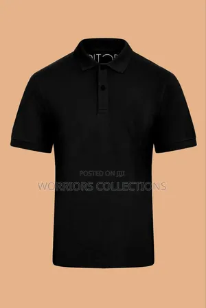 All Black Shade Colours Polo T-Shirts Available