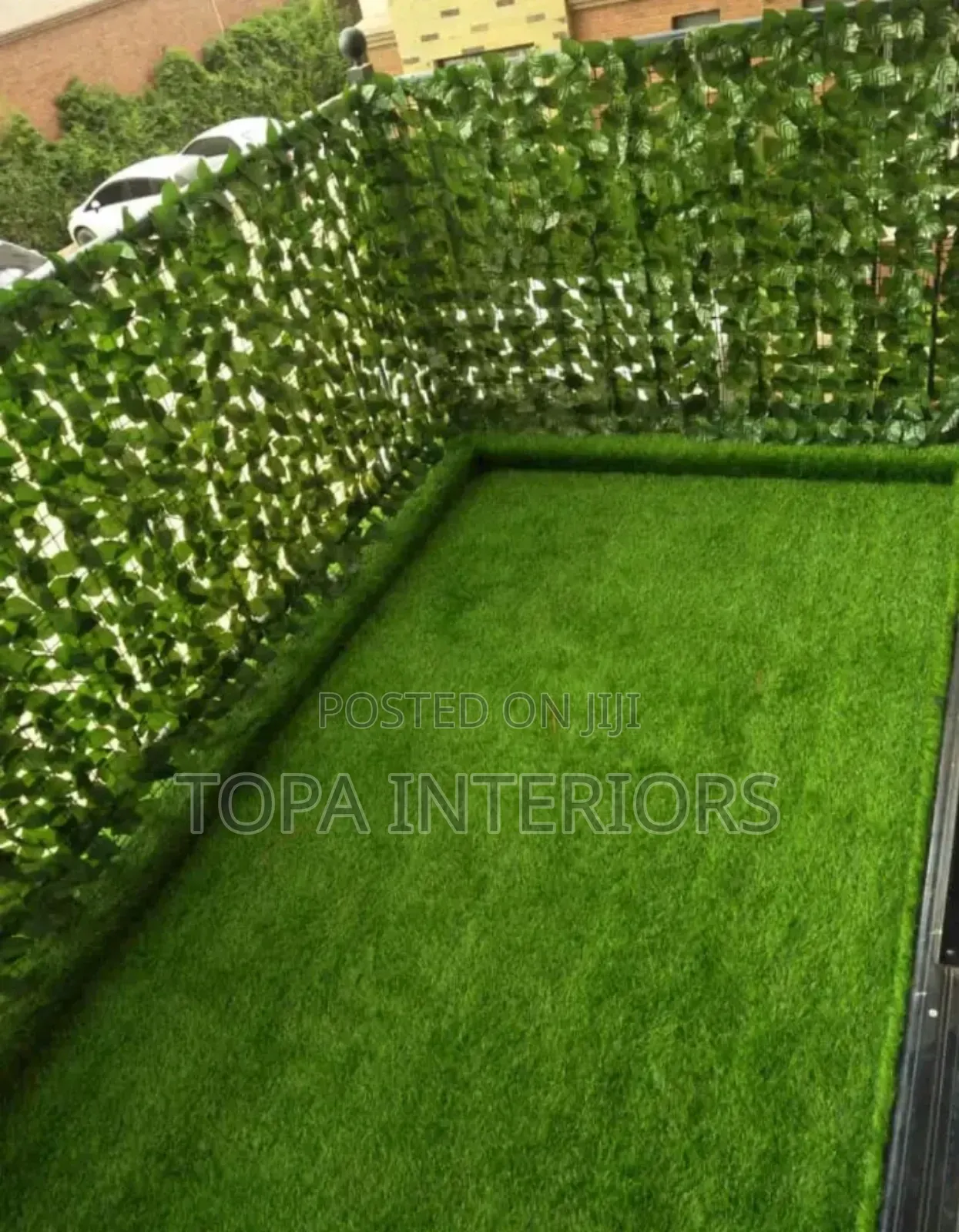 Privacy Screen Balcony Space Artificial Ivy Privacy Fence