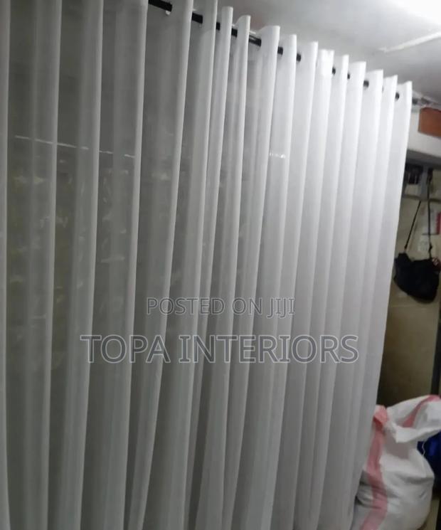 Quality White Sheers for Living Room and Bedroom
