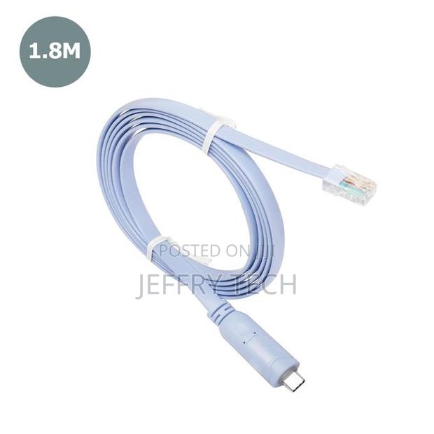 Usb-C Console Cable, Usb-C to Rj45 Debug Cable With Ftdi Chip, 1.8m Bl
