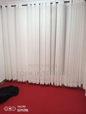 Made to Size Quality Washable White Sheet Curtains for Living Room