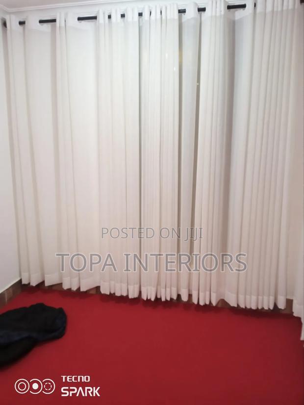 Made to Size Quality Washable White Sheet Curtains for Living Room