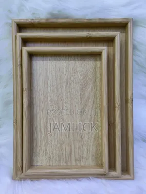 Bamboo 3pc Rectangular Tray (Without Handles) - Cd