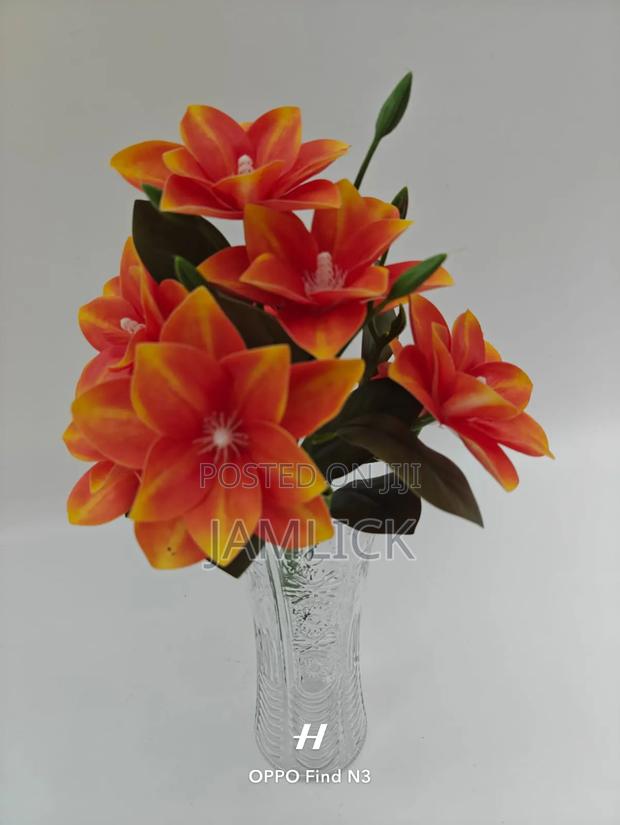 Glass Vase With Flower - Cd - thumbnail 6