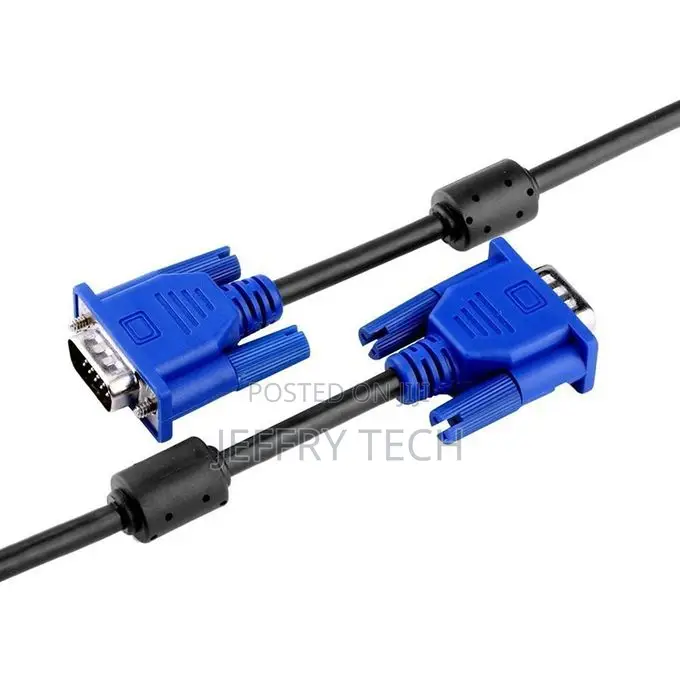 15-Pin 1.8m Vga Cable for Display Monitor, Pc, Laptop