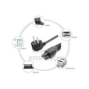 1.5m Laptop Power Cable, Three-Pole Power Cord
