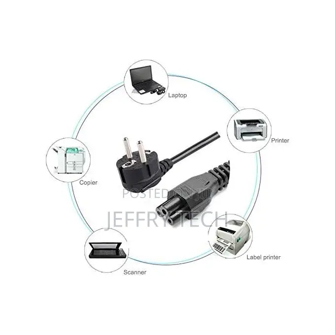 1.5m Laptop Power Cable, Three-Pole Power Cord