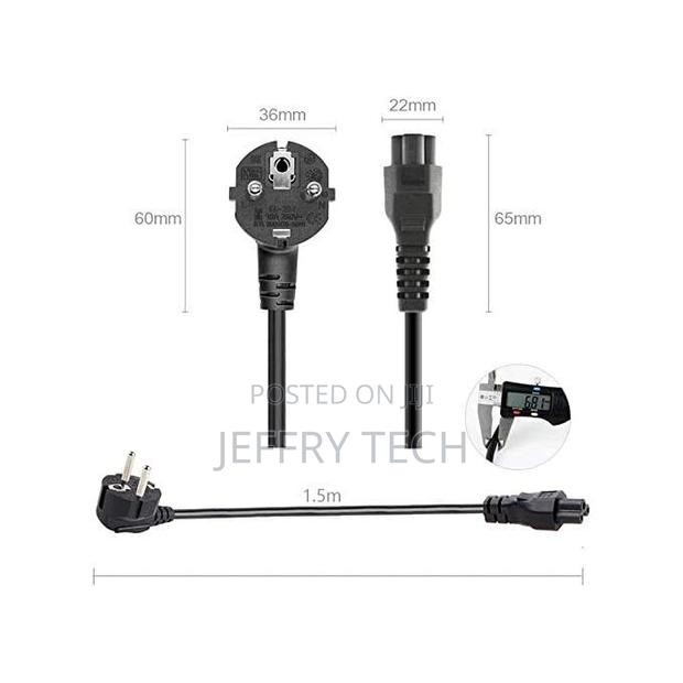 1.5m Laptop Power Cable, Three-Pole Power Cord - thumbnail 3