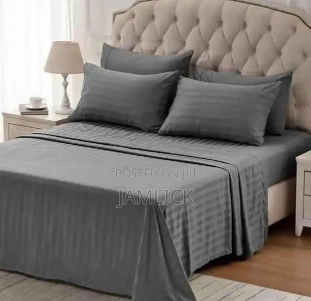 4 PCS Cotton Bedsheets Set - Sv