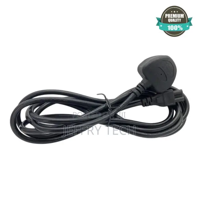 3-Pin Power Cord With Fuse, 1.8m for Laptop