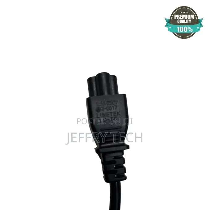 3-Pin Power Cord With Fuse, 1.8m for Laptop
