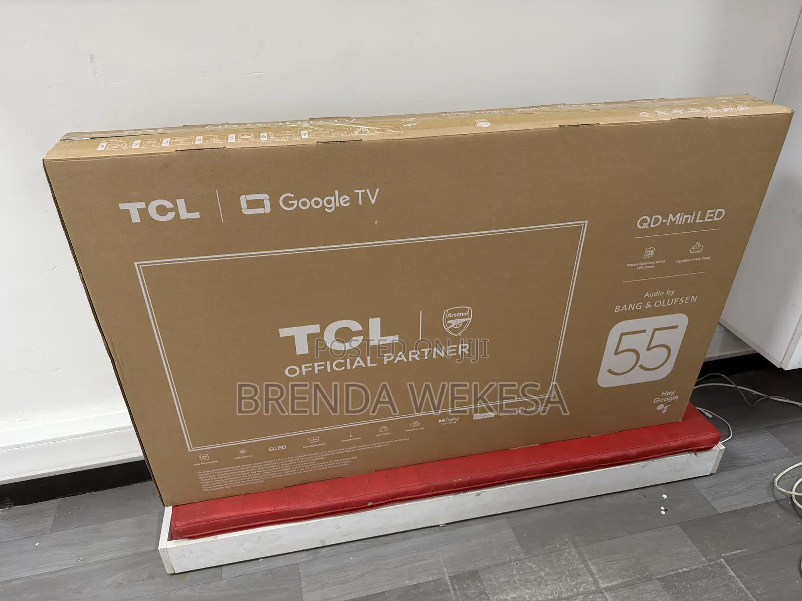 TCL 55c7k - 55 Inch Qd-Miniled , 144hz Refresh Rate, Smart Google Tv