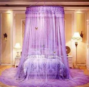 Big Purple Bedroom Mosquito Nets for Mosquito Protection