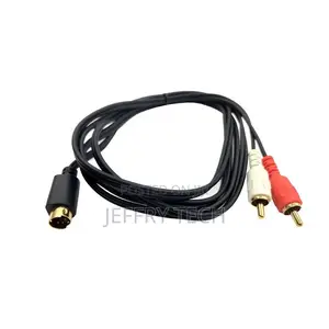Los Angeles S-Video Splitter Cable, Mini Din 4-Pin to Rca Male, 1.5m