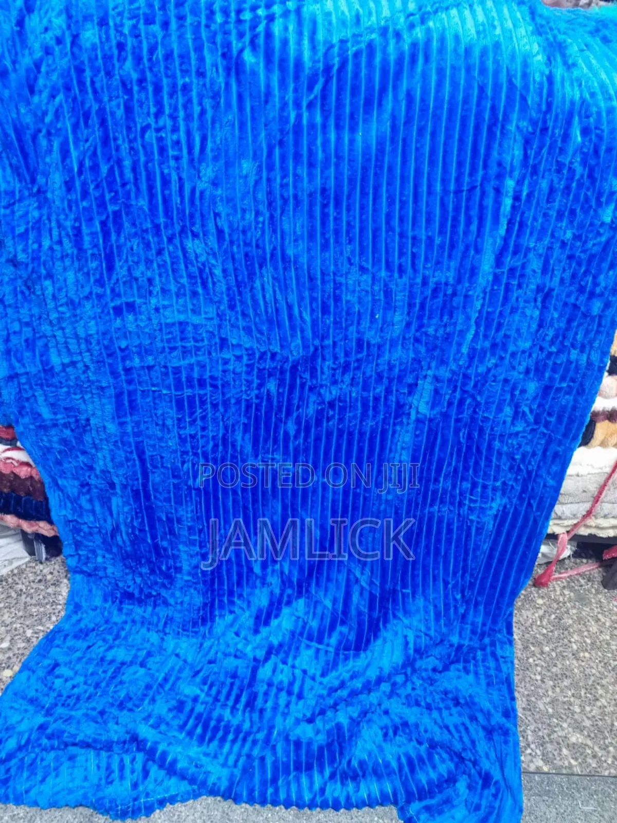 Velvet Fleece Blanket (Plain With Stripes) - Sv
