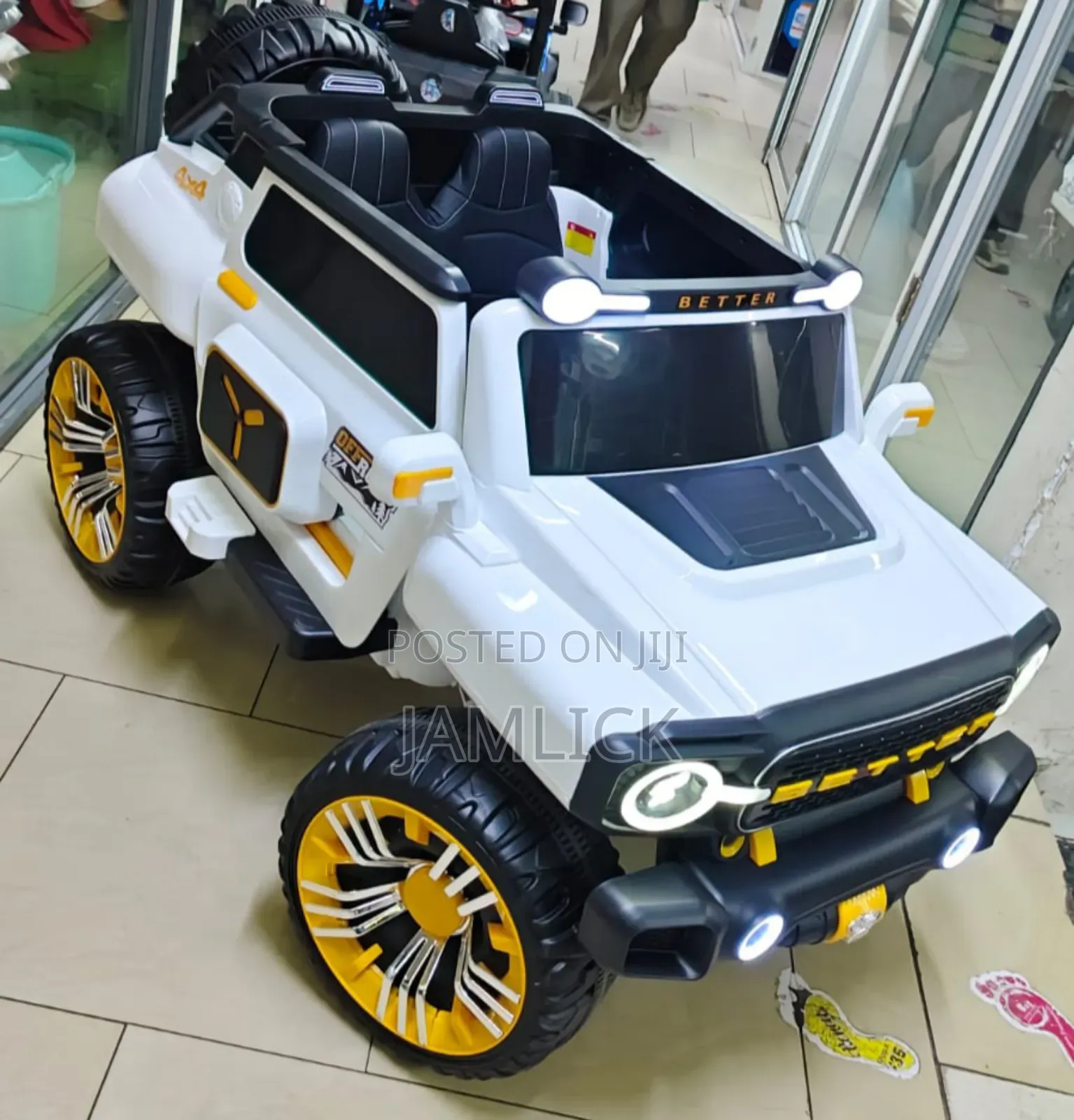 4×4 Rubber Wheels Kids Electric Car
- Br