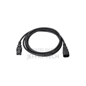 C14 to C15 Power Cable, Extension Cable, Iec Male to 1.5m Inverter