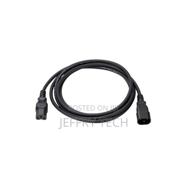 C14 to C15 Power Cable, Extension Cable, Iec Male to 1.5m Inverter