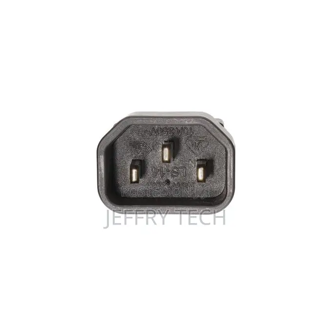 C14 to C15 Power Cable, Extension Cable, Iec Male to 1.5m Inverter