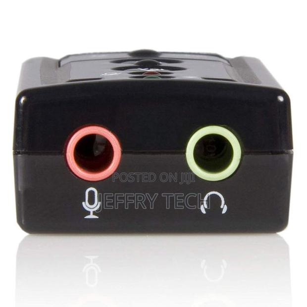 External Mini Usb 2.0 Sound Card With Volume Control for Microphone - thumbnail 2