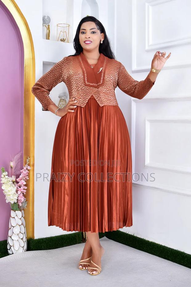 Free Size Pleated Dress Set - main view