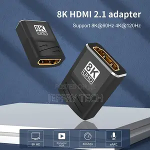  Hdmi Coupler Hdmi 2.1 Female to Female Gold Plated Extension Adapte