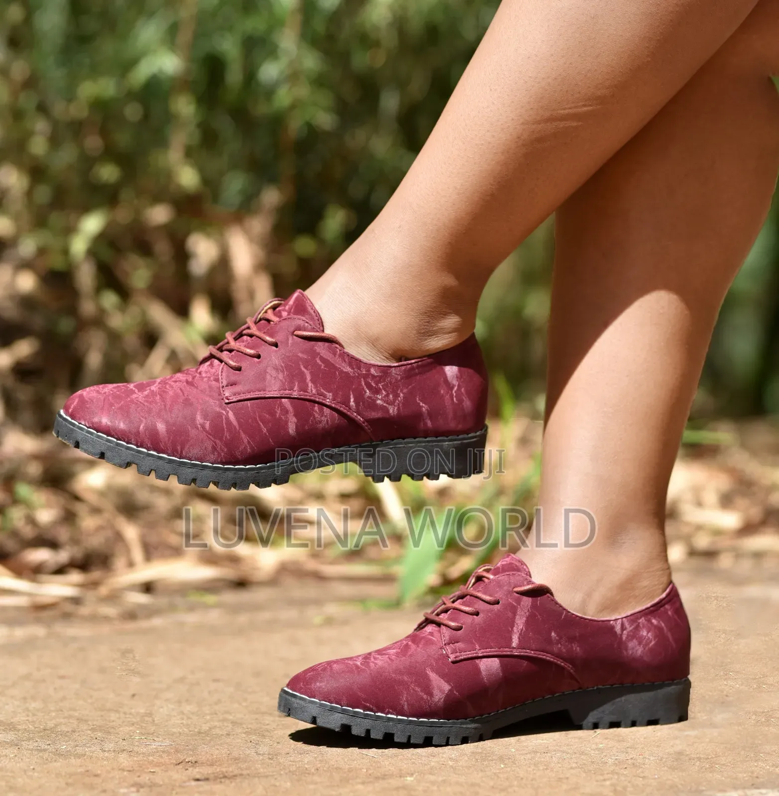 Navy Blue And Maroon Brogues