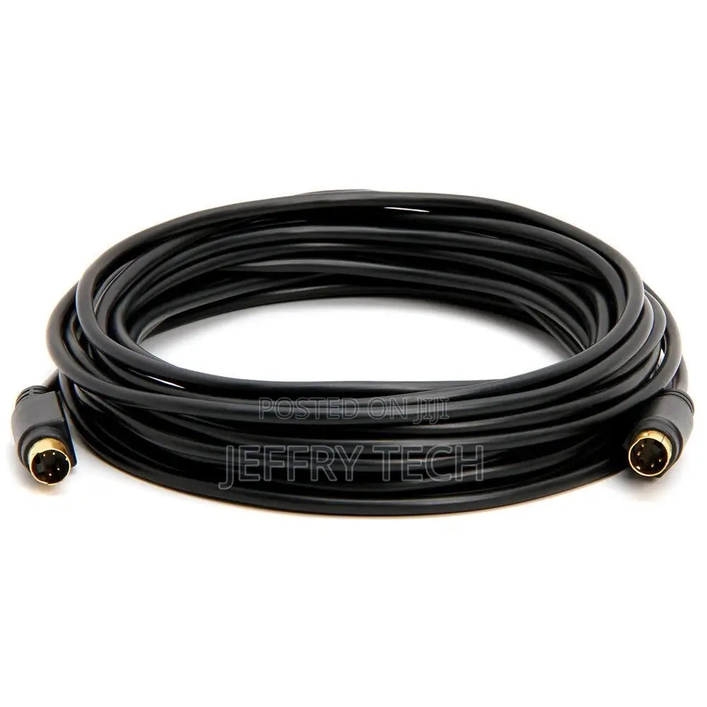 S Video Cable 4 Pin SVHS VCR Camcorder Cord Svideo Male to Male 1.5