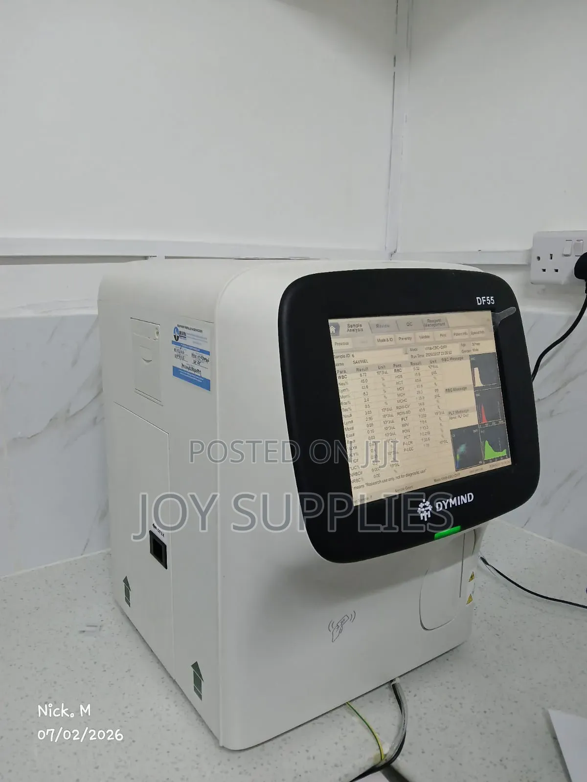 New 5 Part Hematology Analyzer by Dymind