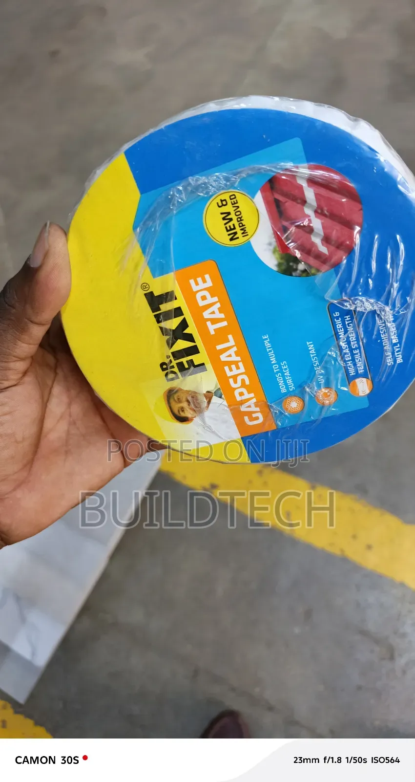 Dr. Fixit Gapseal Tape – High Strength Self-Adhesive Seal