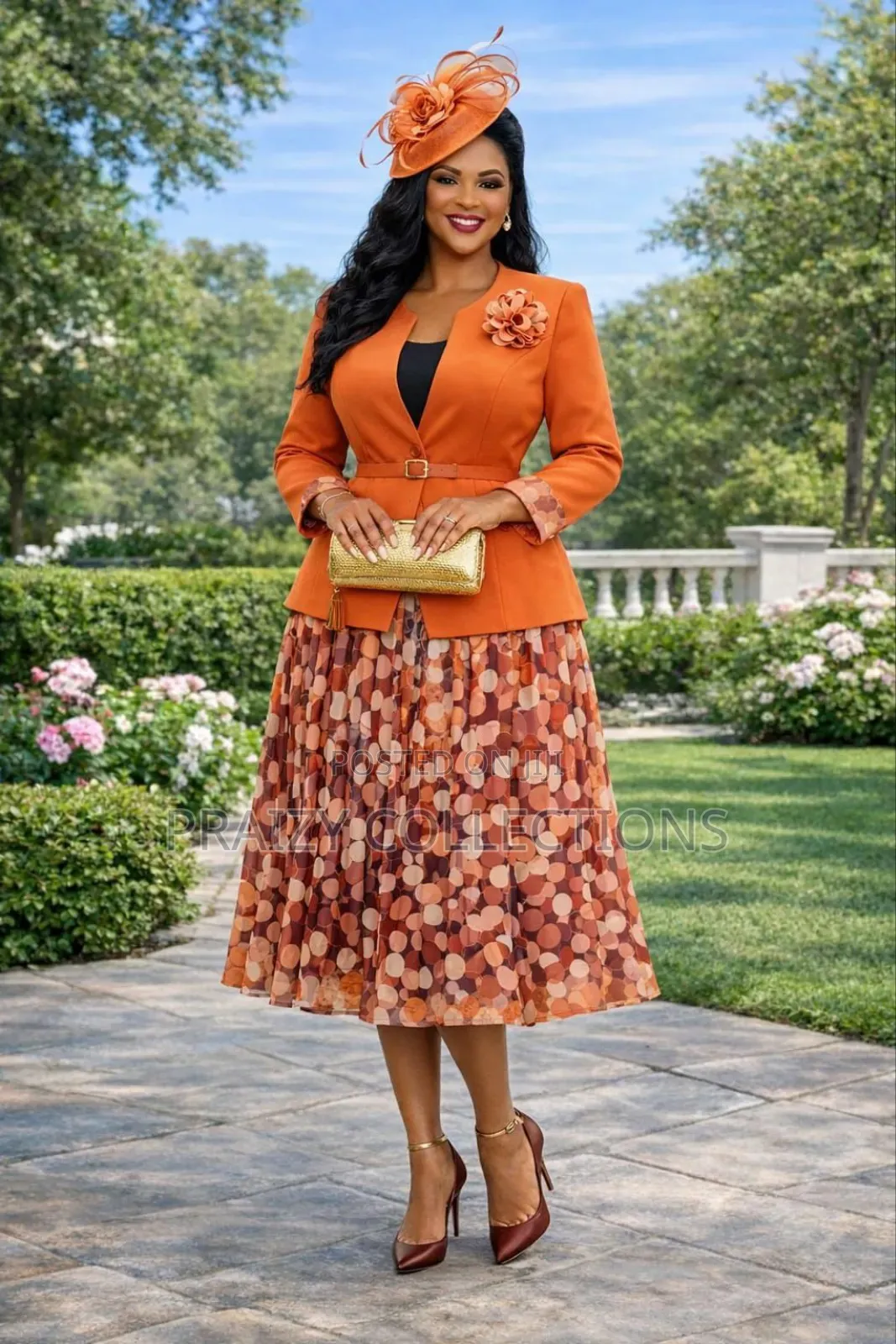 Classy Two-Piece Dress Set (Dress N Coat)
