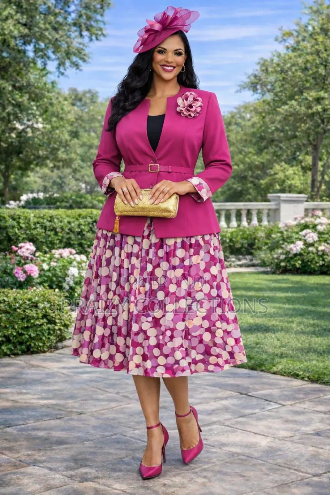 Classy Two-Piece Dress Set (Dress N Coat)