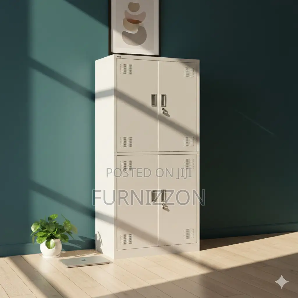 Office Iron Glass Storage Locker
