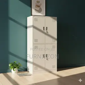 Office Iron Glass Storage Locker