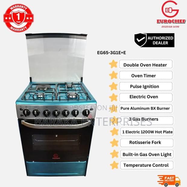 60*65 Euroken 3+1 Standing Cooker