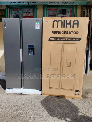 *Mika 529l Side by Side Fridge No Frost