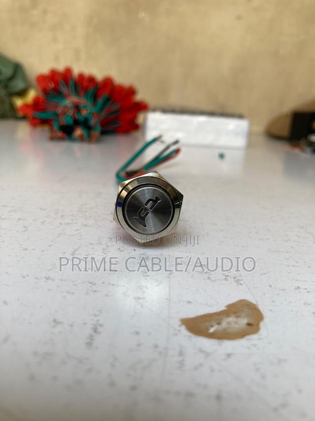 12v Metal Push Button Switch Often Used as a Horn Button in Vehicles.