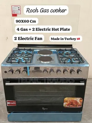 60*90 Roch 4+2 Standing Coooker With Electric Oven