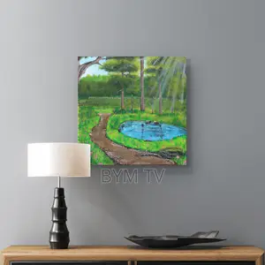 Acrylic Painting on Canvas, 61 × 61cm