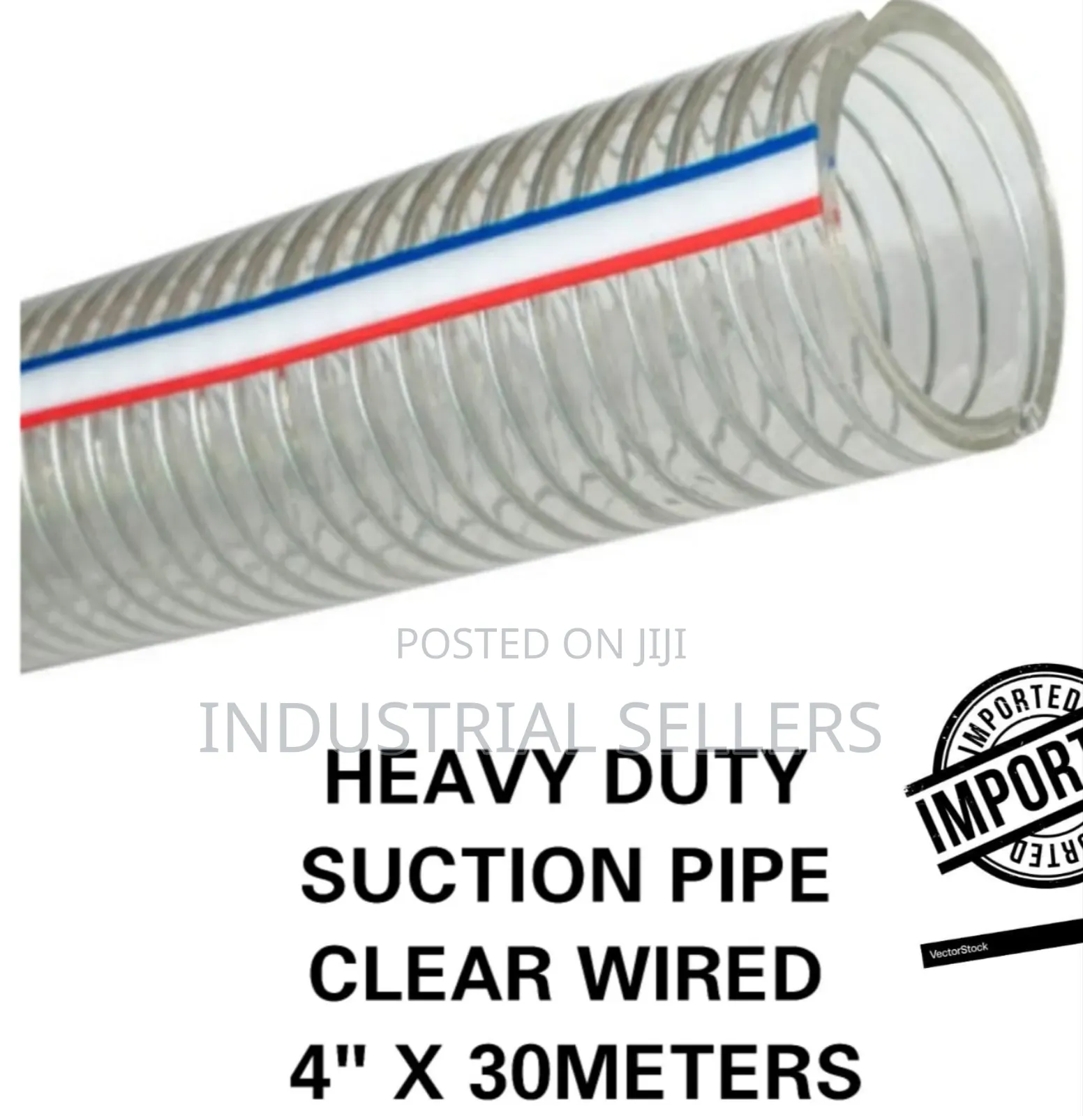 4" Heavy Duty Suction Pipe 30m
