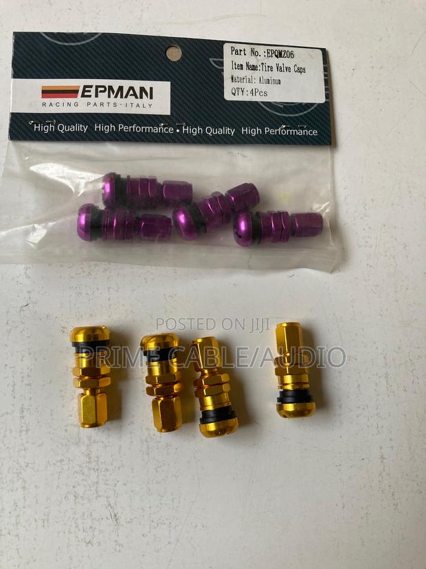 Epman Car Tire Valve Caps Gold