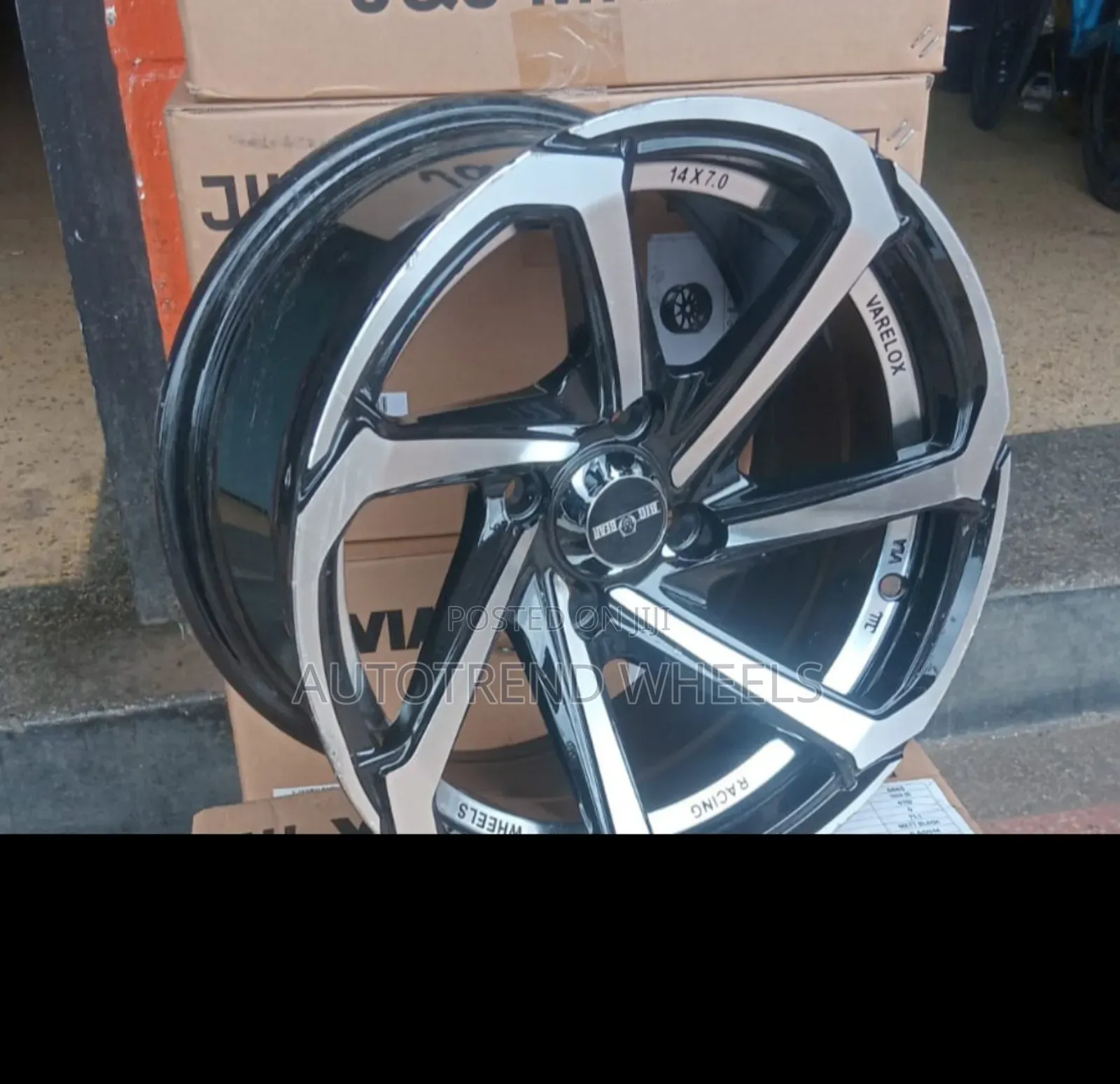 14" Offset Alloy Rims for Honda Fit