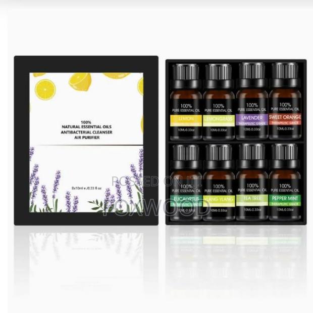 8pc Set 100% Pure Natural Aromatherapy Essential Oils - thumbnail 2