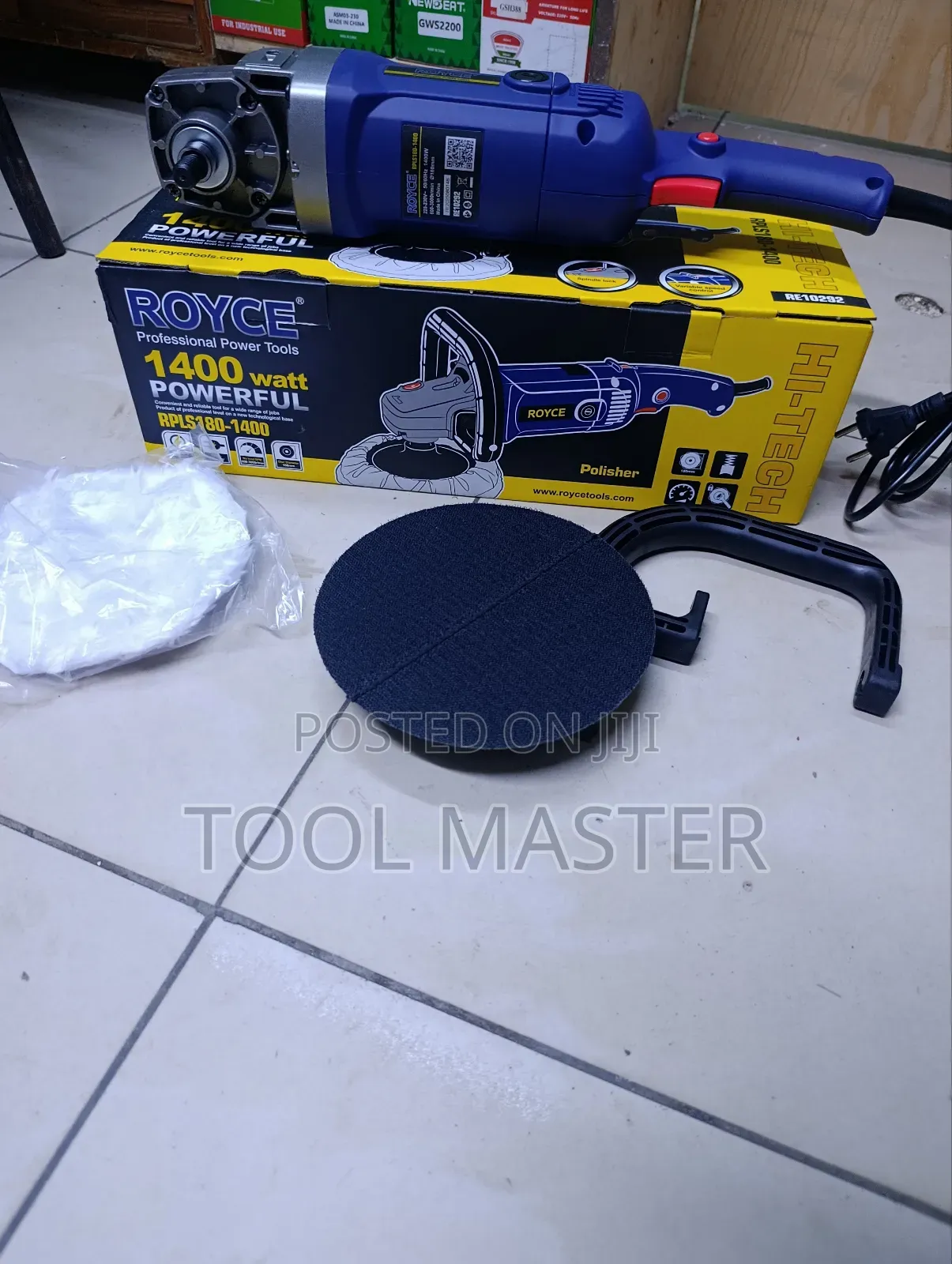 7"Royce Buffing Machine/1400 Watts Polisher Machine