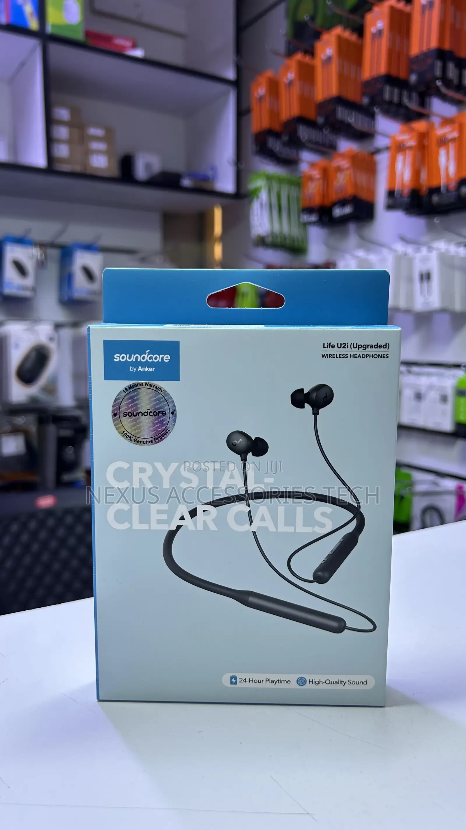 Anker Soundcore Life U2i Neckband Wireless Earphones – 24h Playtime