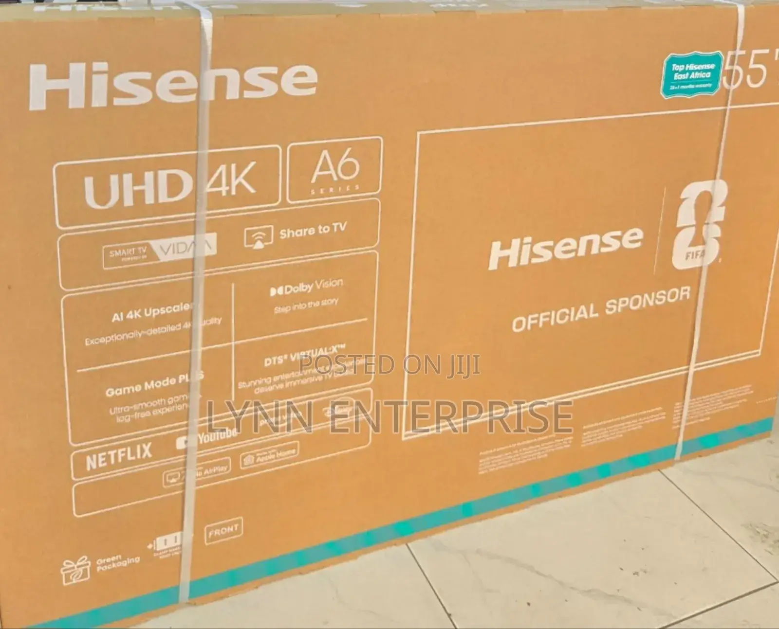 Hisense Tv 55" Uhd Frameless